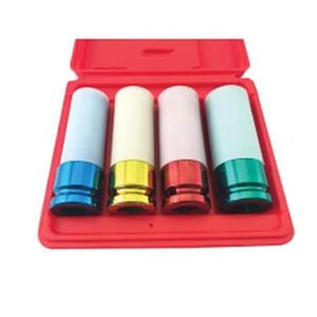 Cta Tools Thin-Wall Metric Socket Set, 4-Piece CTA1014